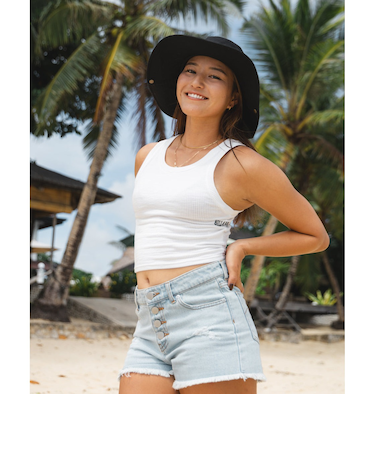 【OUTLET】BILLABONG レディース 2WAY BABY FIT タンクトップ 【2025年春夏モデル】