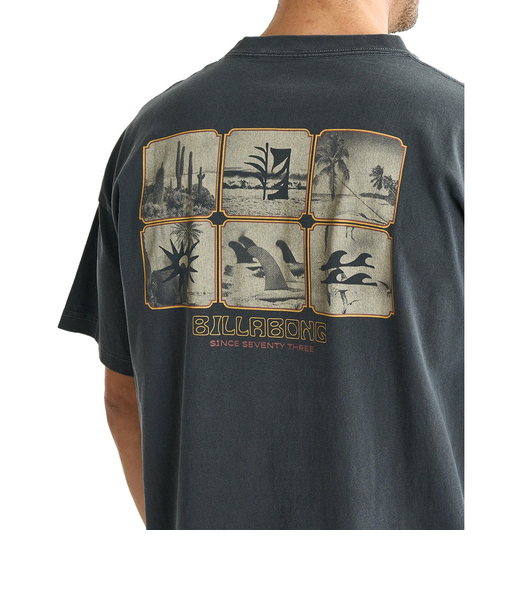 【OUTLET】BILLABONG メンズ WINDOW Tシャツ【OVER FIT】 【2025年夏モデル】