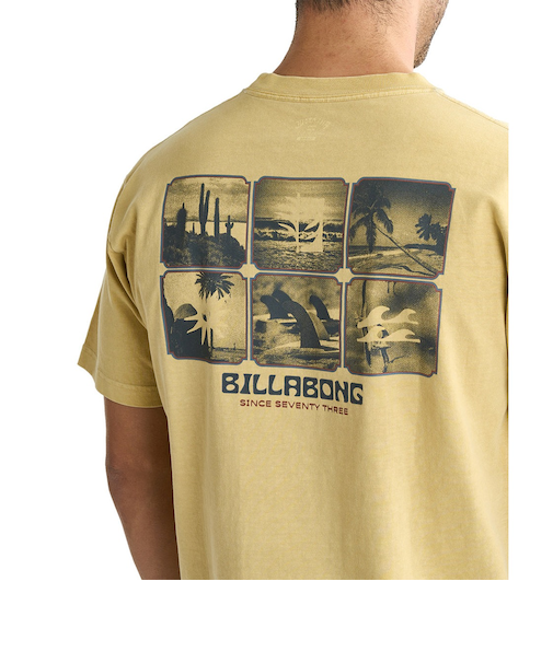 【OUTLET】BILLABONG メンズ WINDOW Tシャツ【OVER FIT】 【2025年夏モデル】