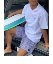 【OUTLET】RVCA メンズ 【JESSE BARBA】 BARBA ROSES ELASTIC 17 ボードショーツ 【2025年夏モデル】