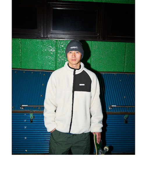 【OUTLET】ELEMENT メンズ BOA JACKET リバーシブルボアジャケット OFF 【2024年秋冬モデル】