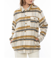 【OUTLET】RVCA レディース BIRDIE WOOL BLEND SH シャツジャケット WDR0 【2024年秋冬モデル】