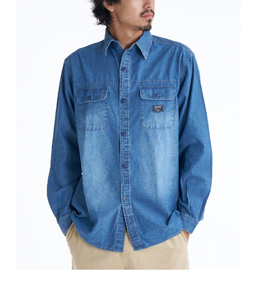 【OUTLET】BILLABONG メンズ 【INDIGO COLLECTION】 DENIM SHIRTS 長袖シャツ 【2025年春夏モデル】