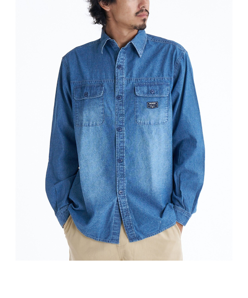 【OUTLET】BILLABONG メンズ 【INDIGO COLLECTION】 DENIM SHIRTS 長袖シャツ 【2025年春夏モデル】