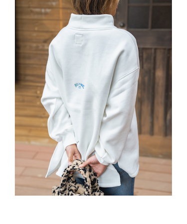 【OUTLET】BILLABONG レディース OFF TURTLE SWEAT SHI トレーナー SCS 【2024年秋冬モデル】