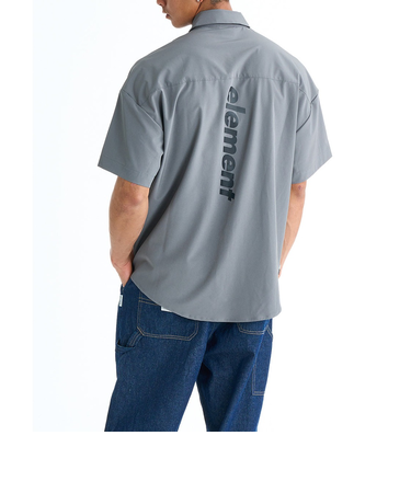 【OUTLET】【撥水＆速乾】ELEMENT メンズ WATER SHIRTS SS 半袖シャツ 【2025年夏モデル】