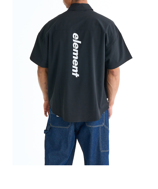 【OUTLET】【撥水&速乾】ELEMENT メンズ WATER SHIRTS SS 半袖シャツ 【2025年夏モデル】