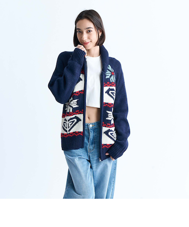 【ROXY ロキシー 公式通販】ロキシー（ROXY）【OUTLET】Roxy SINKING INTO YOUR CHAKRA カウチンニット