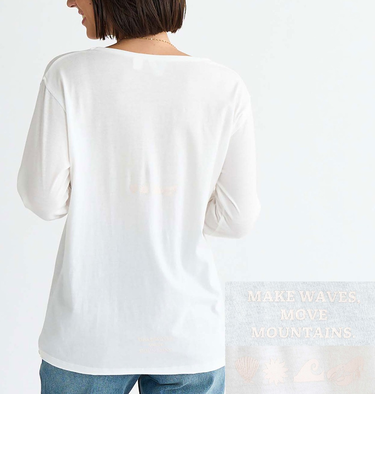 【ROXY ロキシー 公式通販】ロキシー（ROXY）【OUTLET】Roxy BEACH FLEX ウィメンズ 長袖Tシャツ ロンT バックプリント