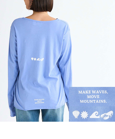 【ROXY ロキシー 公式通販】ロキシー（ROXY）【OUTLET】Roxy BEACH FLEX ウィメンズ 長袖Tシャツ ロンT バックプリント