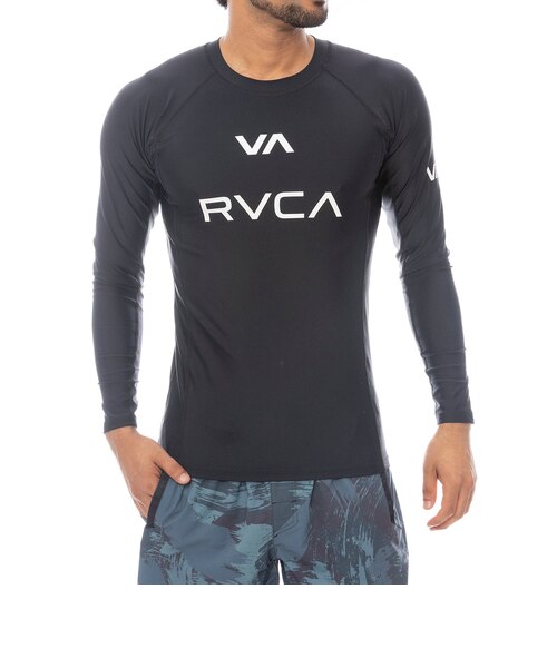 OUTLET】RVCA メンズ BALANCE BACK ZIP SURF TOP ロングタッパー