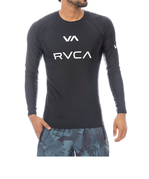【OUTLET】RVCA メンズ 【VA SPORT】 VA RVCA RASH LS 長袖ラッシュガード 【2025年春夏モデル】