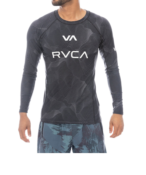 【OUTLET】RVCA メンズ 【VA SPORT】 VA RVCA RASH LS 長袖ラッシュガード 【2025年春夏モデル】