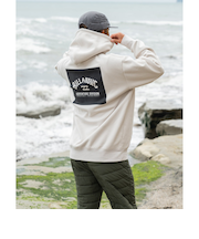 【OUTLET】BILLABONG メンズ ADIV LOGO HOOD パーカー FOG 【2024年秋冬モデル】