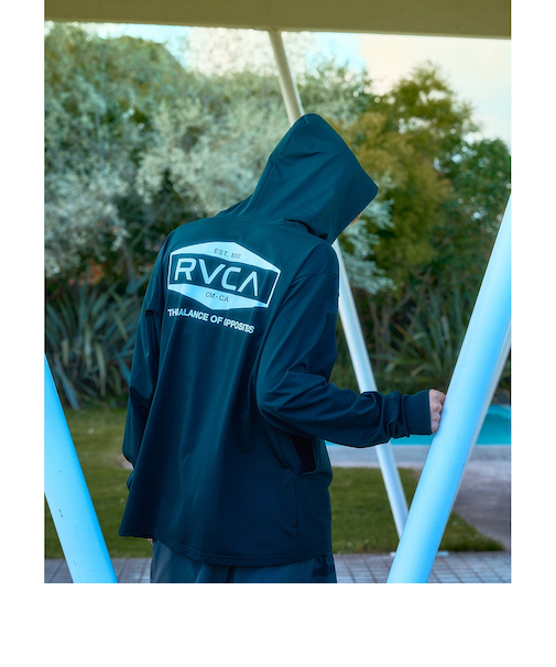 【OUTLET】RVCA メンズ ILL RVCA HEX BOX SFHD 長袖サーフTシャツ 【2025年春夏モデル】