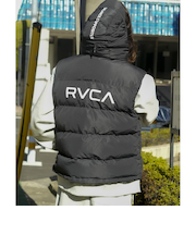 【RVCA ルーカ公式通販】ルーカ （RVCA）【OUTLET】RVCA メンズ RVCA PUFFER VEST ジャケット BLK 【2024年秋冬モデル】