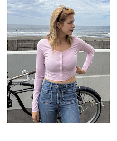 【ROXY ロキシー 公式通販】ロキシー(ROXY)【OUTLET】Roxy L/S RASHIE MODE ウィメンズ ロングスリーブラッシュガード 丈短め