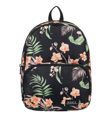 【OUTLET】Roxy ALWAYS CORE PRINTED キッズ バックパック リュック BLACK ボタニカル柄