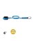 【OUTLET】DAKINE KAIMANA TEAM LEASH 6FT X 1/4IN リーシュコード BLU 【2024年春夏モデル】