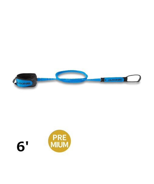 【OUTLET】DAKINE KAIMANA TEAM LEASH 6FT X 1/4IN リーシュコード BLU 【2024年春夏モデル】