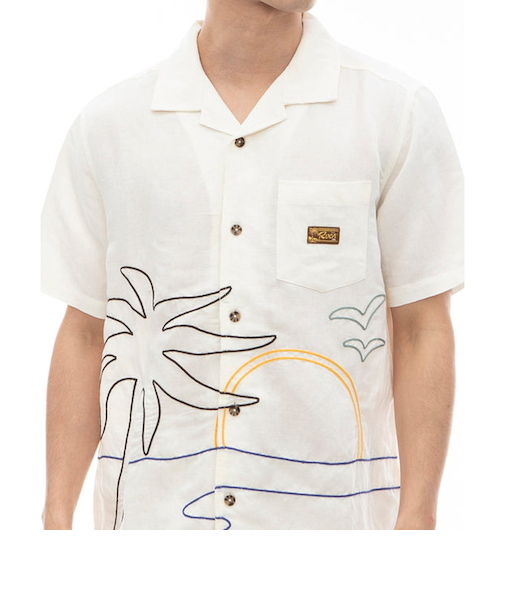 【RVCA ルーカ公式通販】ルーカ (RVCA)【OUTLET】RVCA メンズ CRESCENT BAY SS ショートスリーブシャツ 【2024年夏モデル】