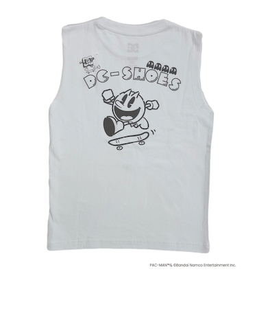 【OUTLET】【DC SHOES | PAC-MAN】DC Shoes 25 KD PM PLAYTIME SL キッズ ノースリーブシャツ