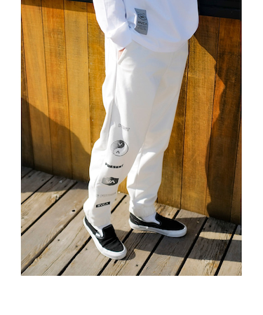 【OUTLET】RVCA メンズ ELEMENT STREAK PT セットアップボトムス OWH 【2024年冬モデル】