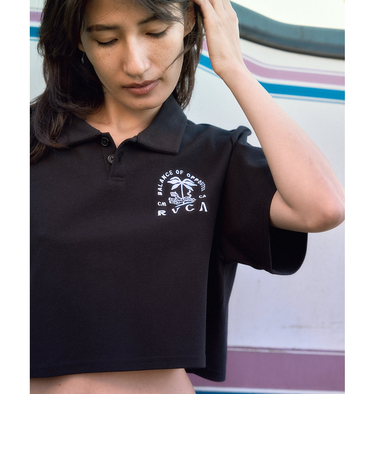 【OUTLET】RVCA レディース THAT BALANCE PIQUE SHIRTS 半袖シャツ 【2025年夏モデル】