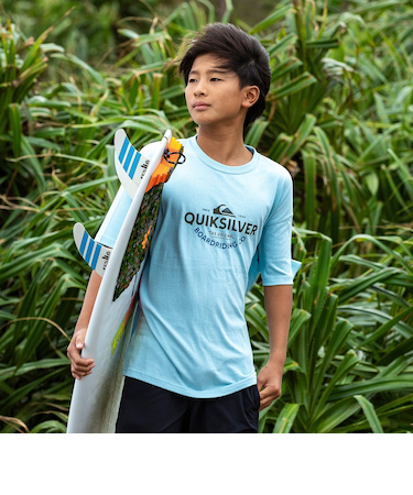 【OUTLET】Quiksilver TYPED OUT ST YOUTH キッズ Tシャツ