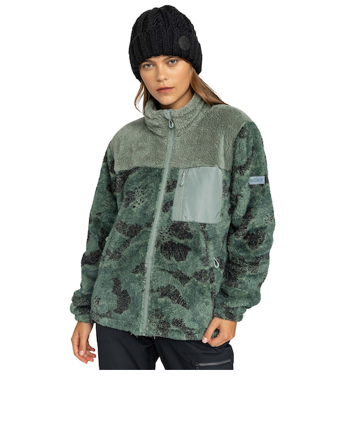 【ROXY ロキシー 公式通販】ロキシー(ROXY)【OUTLET】保温 Roxy ALABAMA FULL ZIP PRINTED スノーレイヤー