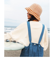 【OUTLET】BILLABONG レディース BLOCK CHECK CHENILLE ハット WCP 【2024年秋冬モデル】