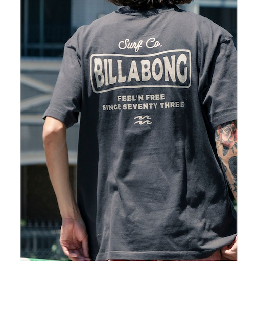 【OUTLET】BILLABONG メンズ BEACH SIGN Tシャツ【OVER FIT】 【2025年夏モデル】