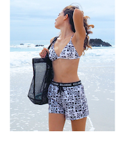 【OUTLET】BILLABONG レディース LOGO JQ TAPE PRINT BOARDSHORTS ボードショーツ 【2025年夏モデル】