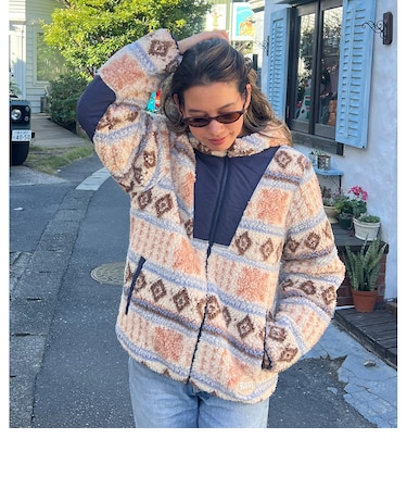 【ROXY ロキシー 公式通販】ロキシー(ROXY)【OUTLET】Roxy MOROCKIN CRUSH リバーシブルボアジャケット