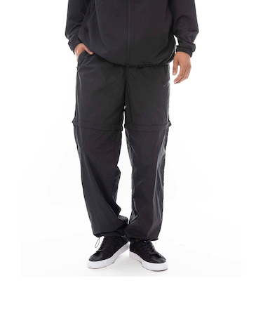 【OUTLET】RVCA SPORT メンズ BIG LOUNGER ZIP OFF ロングパンツ BLK 【2024年秋冬モデル】