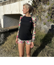 【ROXY ロキシー 公式通販】ロキシー（ROXY）【OUTLET】Roxy LS LYCRA PRINTED ラッシュガード