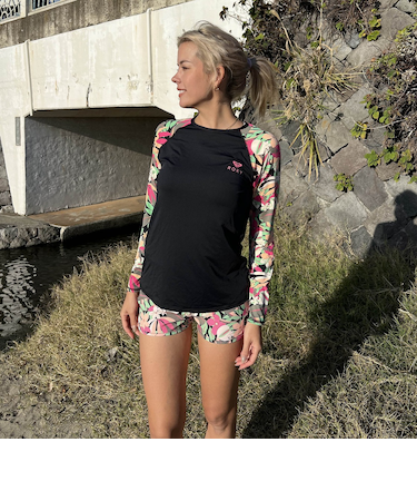 【ROXY ロキシー 公式通販】ロキシー（ROXY）【OUTLET】Roxy LS LYCRA PRINTED ラッシュガード