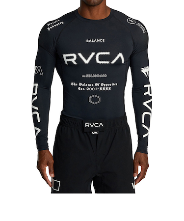 【OUTLET】RVCA SPORT メンズ 【VA SPORT】 SPORT RASHGUARD LS 長袖ラッシュガード 【2025年夏モデル】