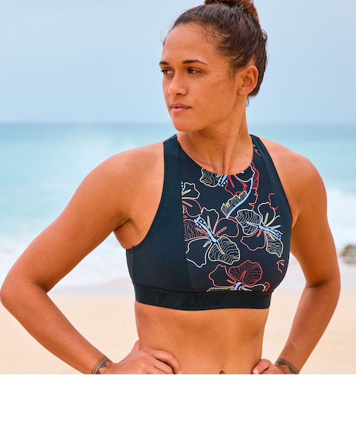 【ROXY ロキシー 公式通販】ロキシー（ROXY）【OUTLET】Roxy ROXY ACTIVE CB PT CROP TOP ウィメンズ 水着トップ
