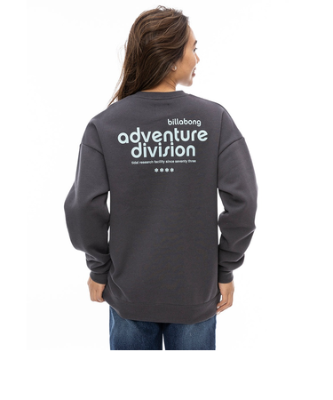 【OUTLET】BILLABONG レディース ADIV WR SWEAT CREW トレーナー BSD 【2024年秋冬モデル】