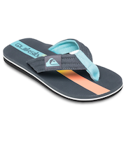 【OUTLET】Quiksilver MOLOKAI LAYBACK II YOUTH キッズ サンダル