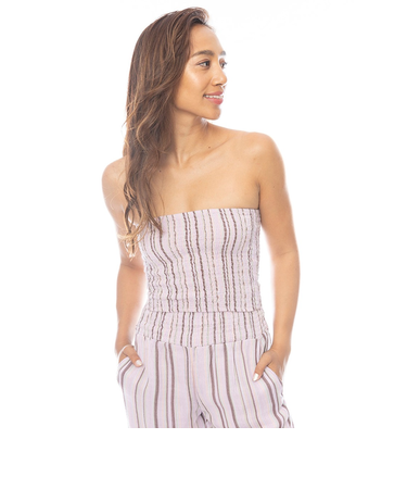 【OUTLET】BILLABONG レディース 【SUN SPELL】 KEEP IT SIMPLE SS WVN チューブトップ【2025年春夏モデル】