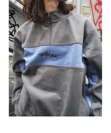 【OUTLET】BILLABONG メンズ Y2K PANLE HALF ZIP スウェットジャケット RAV 【2024年秋冬モデル】