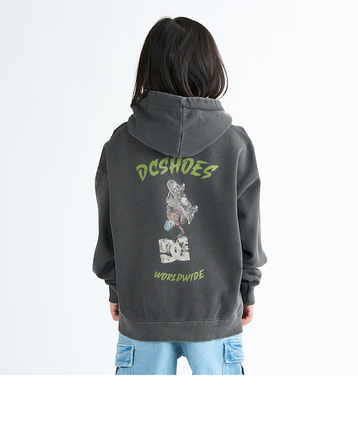 【OUTLET】DC Shoes 25 KD SKATE SKULL PH キッズ トップス フーディ パーカー
