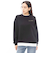 【OUTLET】【直営店限定】BILLABONG レディース FAKE LAYERD SWEAT CR トレーナー BLK 【2024年秋冬モデル】