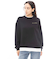 【OUTLET】【直営店限定】BILLABONG レディース FAKE LAYERD SWEAT CR トレーナー BLK 【2024年秋冬モデル】