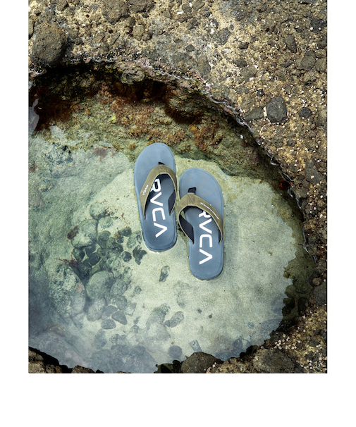 【OUTLET】RVCA メンズ ONSHORE BEACH SANDAL ビーチサンダル 【2025年夏モデル】