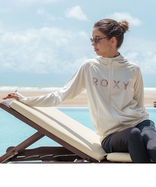 【ROXY ロキシー 公式通販】ロキシー(ROXY)【OUTLET】Roxy ARTSY FLORAL LOGO PARKA ウィメンズ ラッシュガード