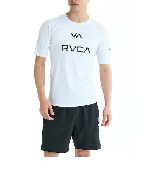 【OUTLET】RVCA SPORT メンズ 【VA SPORT】 VA RVCA RASH SS ラッシュガード 【2025年夏モデル】