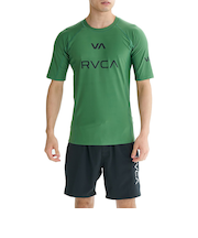 【OUTLET】RVCA SPORT メンズ 【VA SPORT】 VA RVCA RASH SS ラッシュガード 【2025年夏モデル】